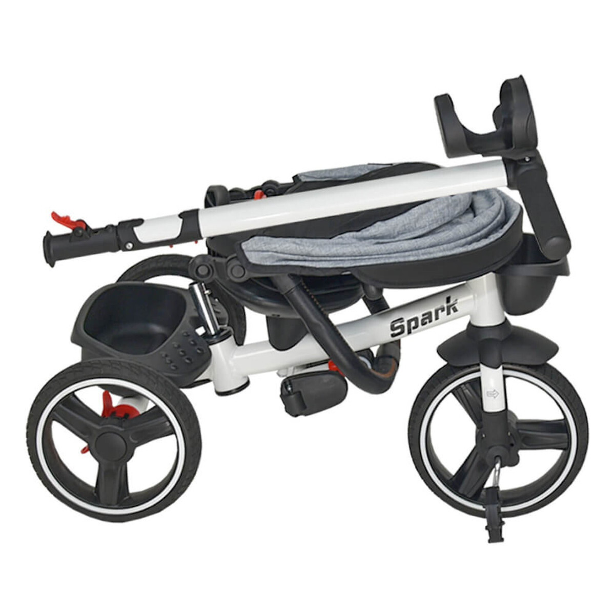 Ποδηλατάκι τρίκυκλο Bebe Stars 360° Spark Grey