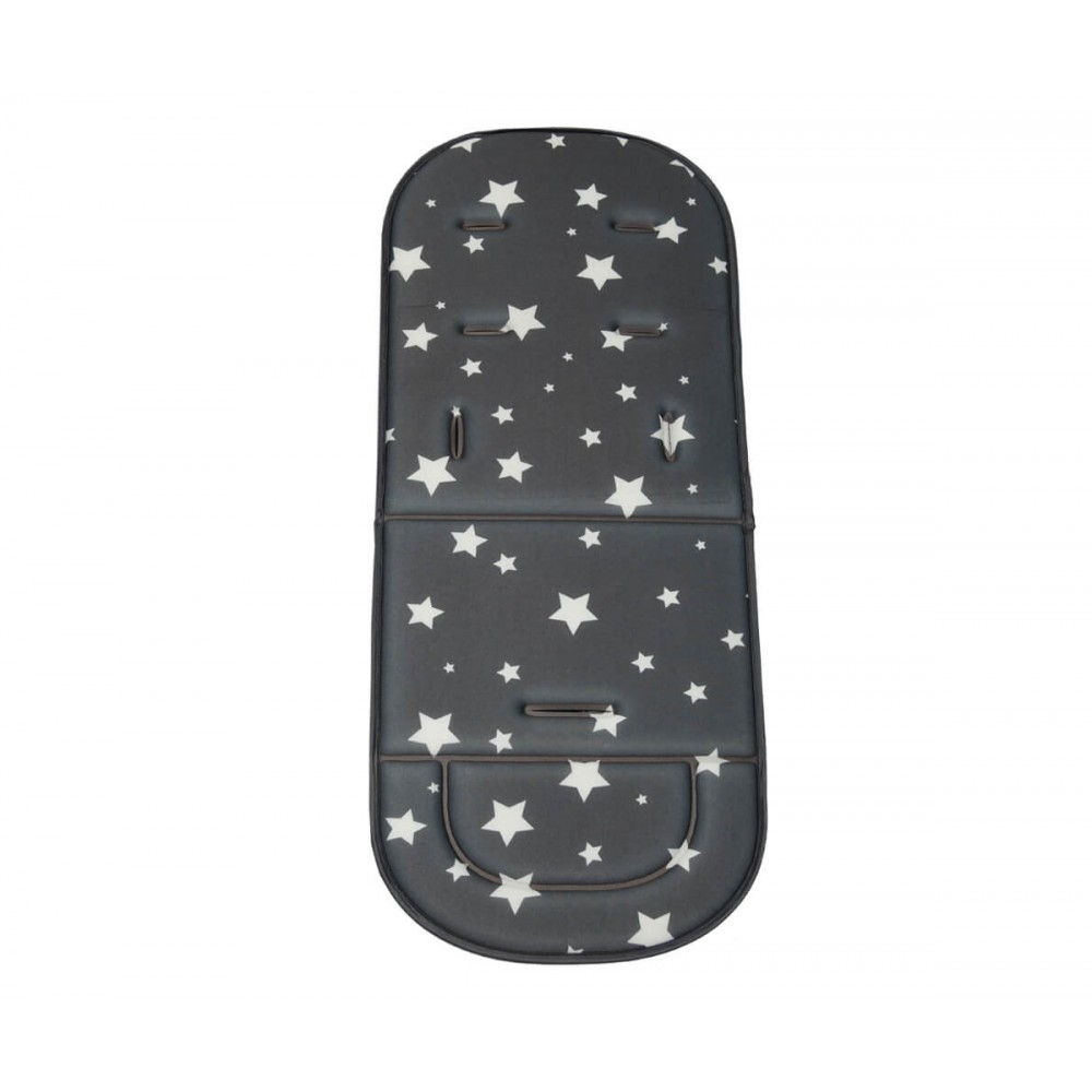 Μαλακό Κάλυμμα Καροτσιού Stars Dark Grey Bebe Stars