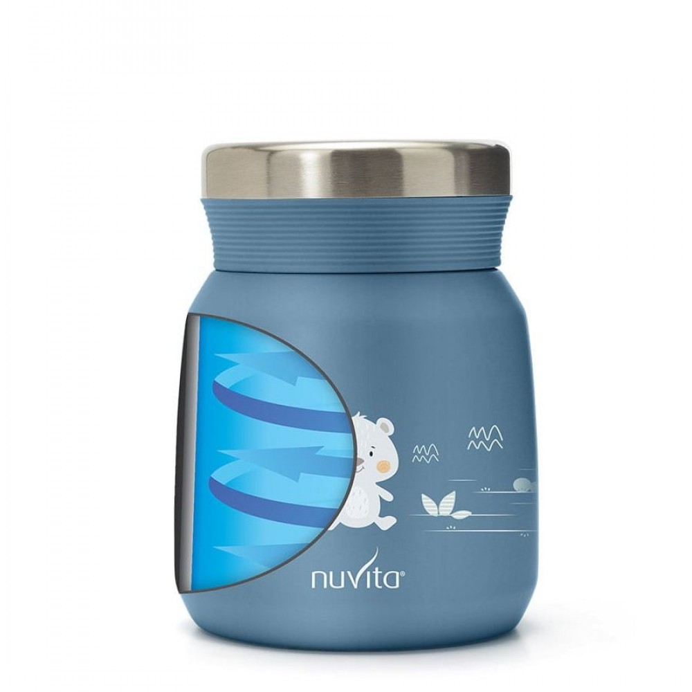 Θερμός Φαγητού 300ml NUVITA Powder Blue