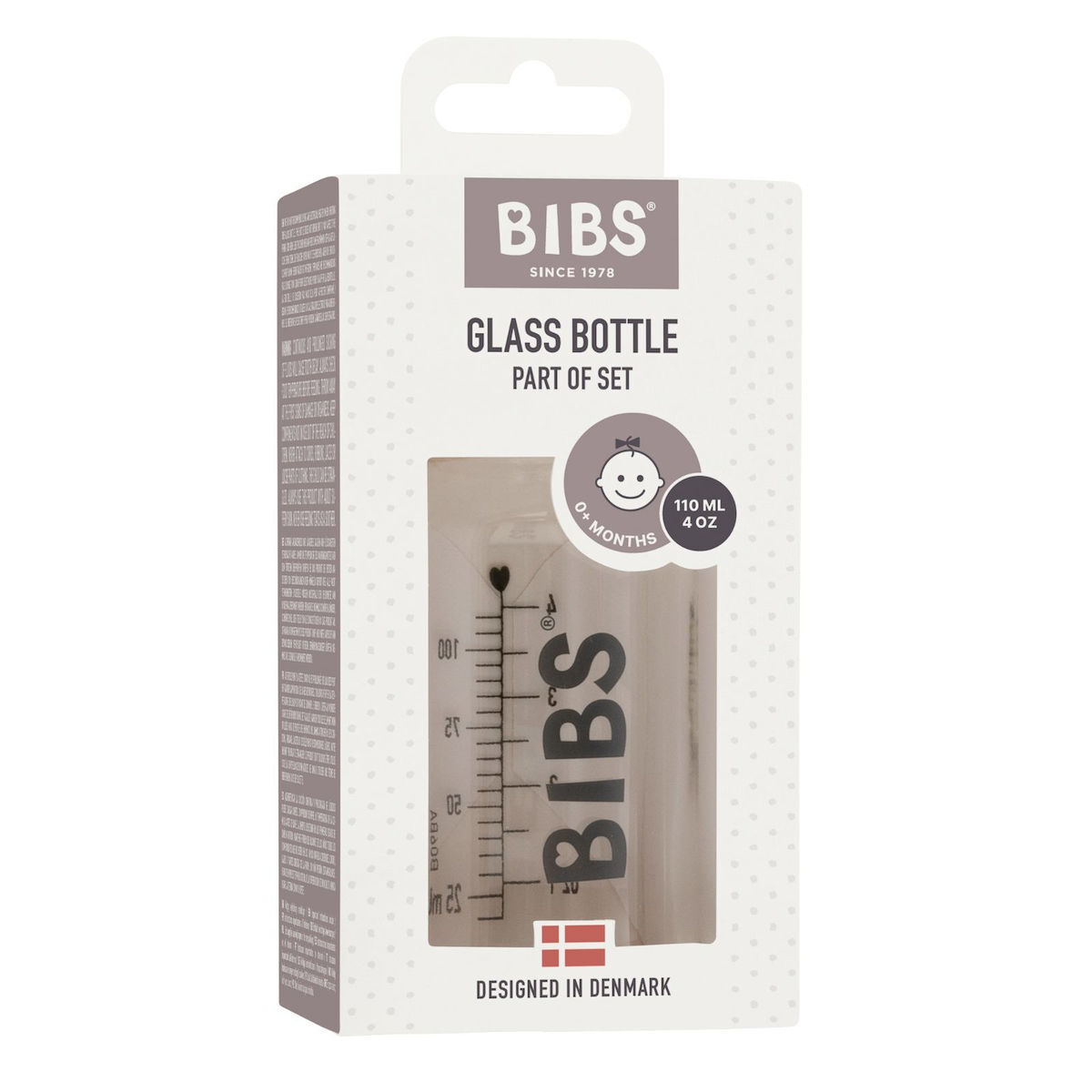 Bibs Ανταλλακτικό Γυάλινο Μπιμπερό 110ml