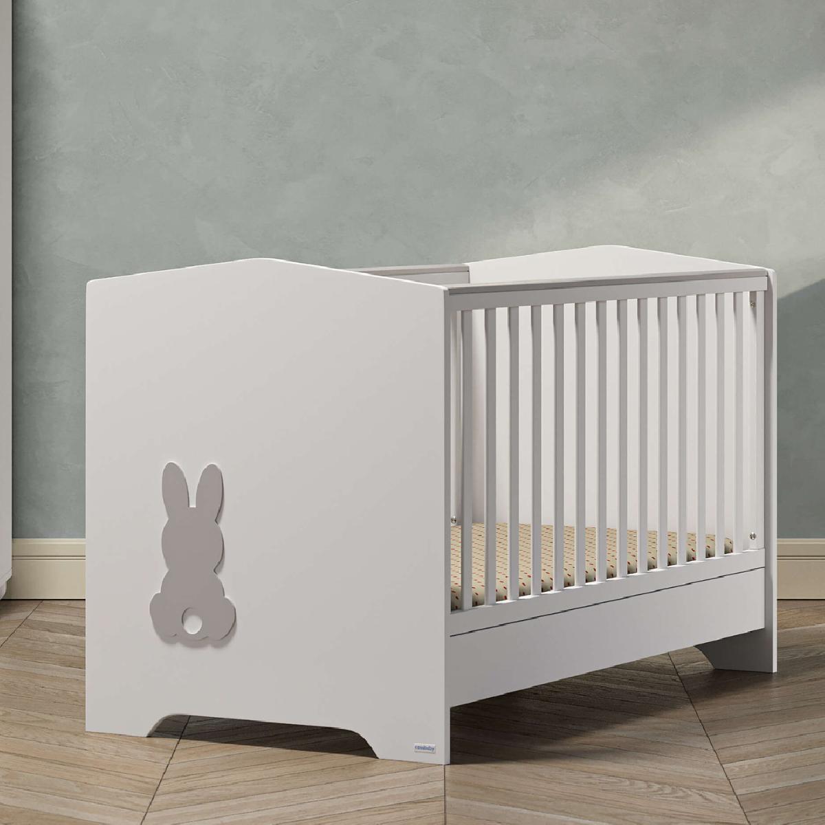 Casababy Rabbit Βρεφικό Κρεβάτι Μετατρεπόμενο Σε Προεφηβικό