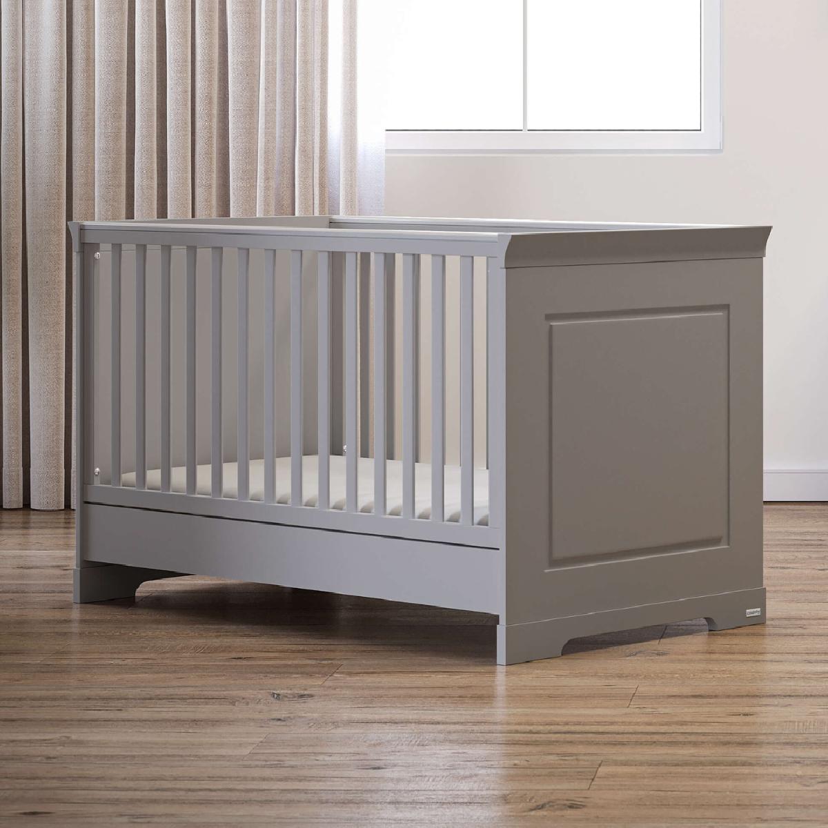 Casababy York Grey Βρεφικό Κρεβάτι Μετατρεπόμενο Σε Προεφηβικό