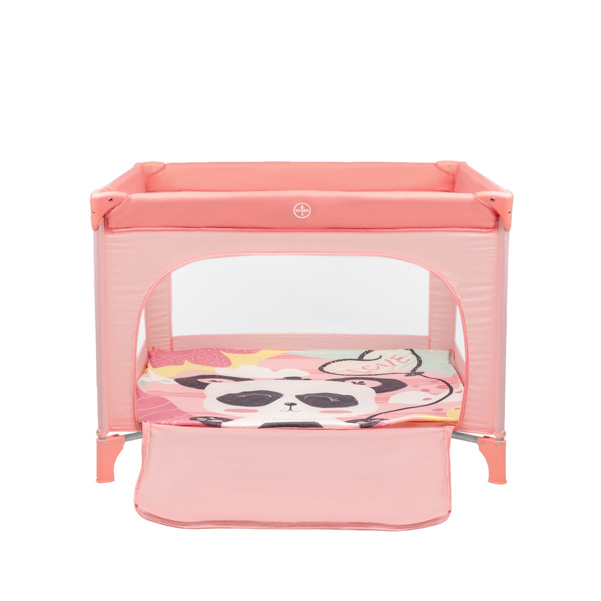 Τετράγωνο Πάρκο Playpen Enjoy 92x92x77cm Pink  Panda  Kikkaboo