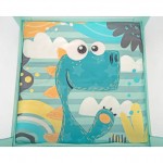 Τετράγωνο Πάρκο Playpen Enjoy 92x92x77cm Mint Dino  Kikkaboo