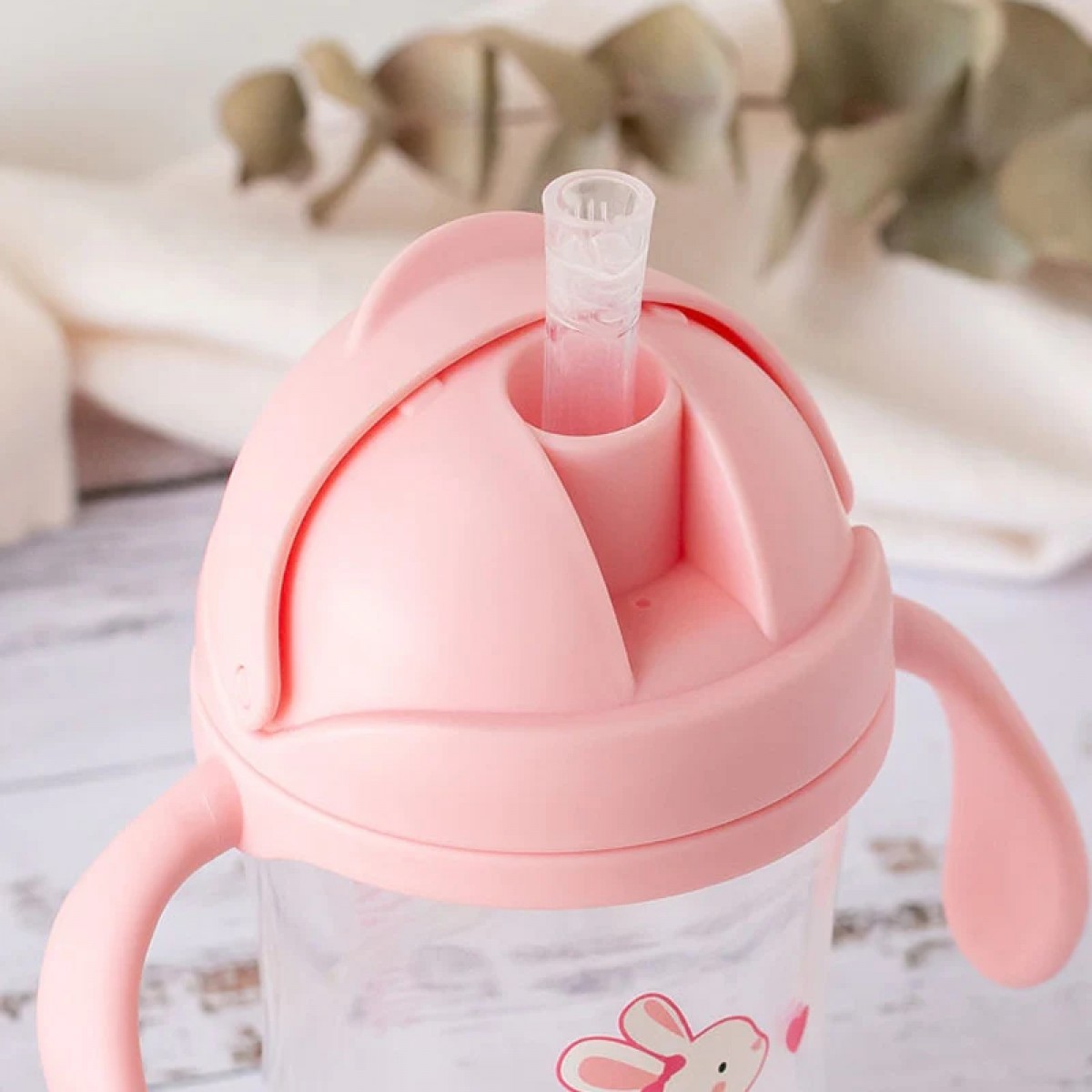 Παγούρι Kiokids με Λαβές Lovely Bunny 300ml