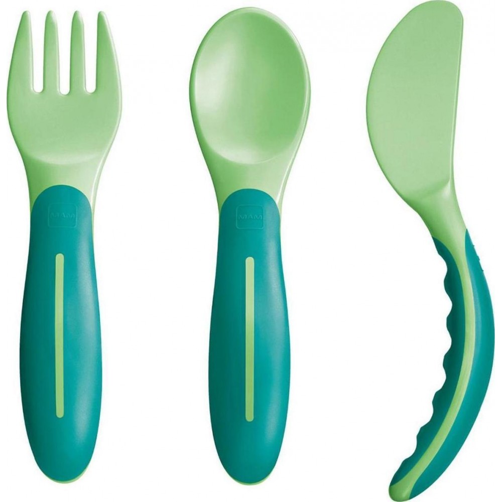 Mam Baby’s Cutlery (Πιρουνάκι, Κουταλάκι, Μαχαιράκι) από 6+ Μηνών 1 Τεμάχιο