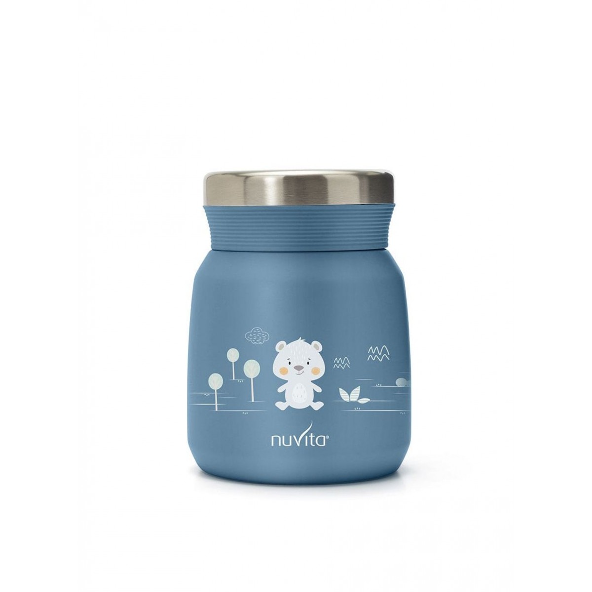 Θερμός Φαγητού 300ml NUVITA Powder Blue