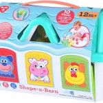 Playgo Shape & Lock Barn Στάβλος με Σφηνώματα 10τμχ