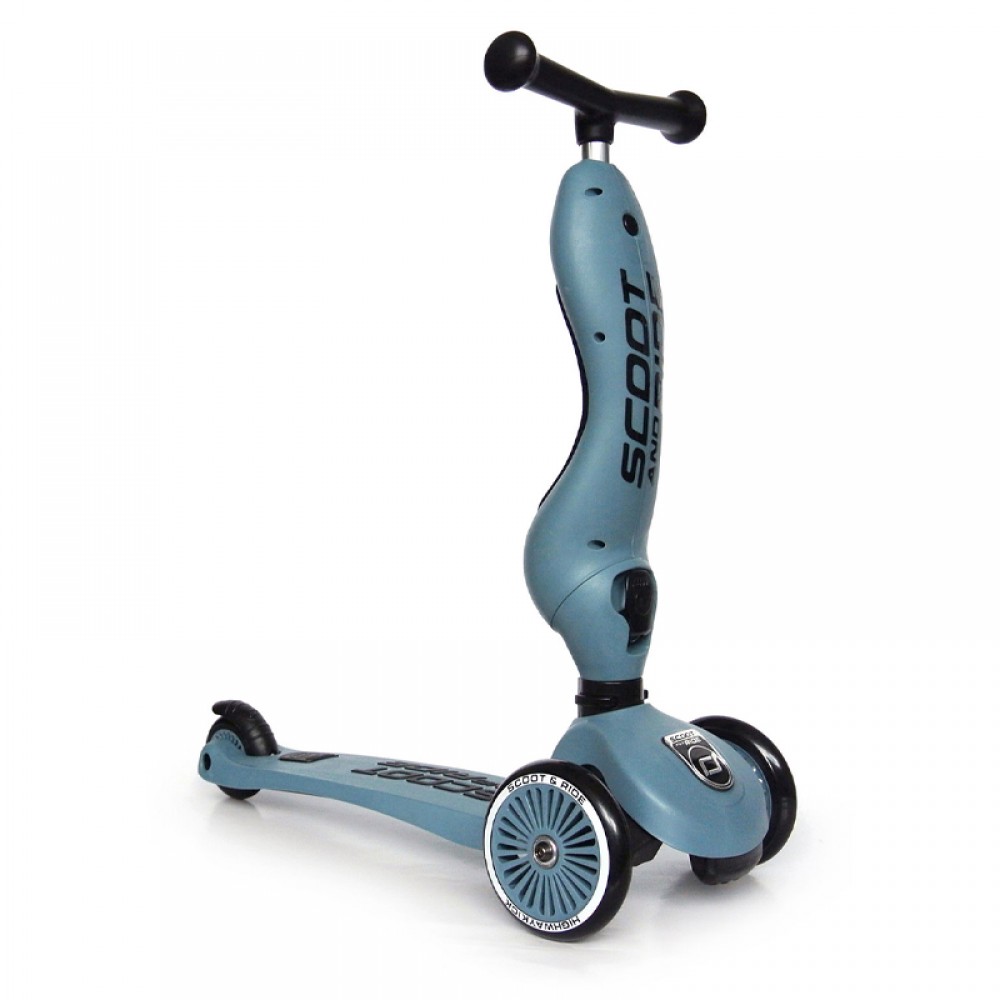 Scoot And Ride Highwaykick 1 Πατίνι & Ποδήλατο Ισορροπίας 1 – 5 ετών Steel