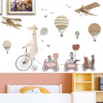 Sipo Wall Sticker Αυτοκόλλητα Για Τον Τοίχο Καμηλοπάρδαλη Φίλοι Giraffe A Friends