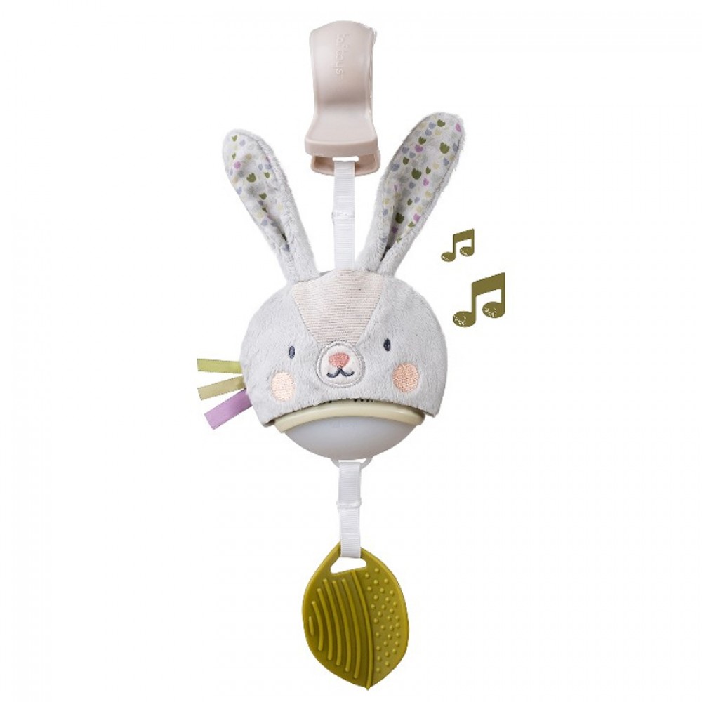 Παιχνίδι για Καρότσι και κούνια με κλιπ Taf Toys Bunny Musical Toy 0m+