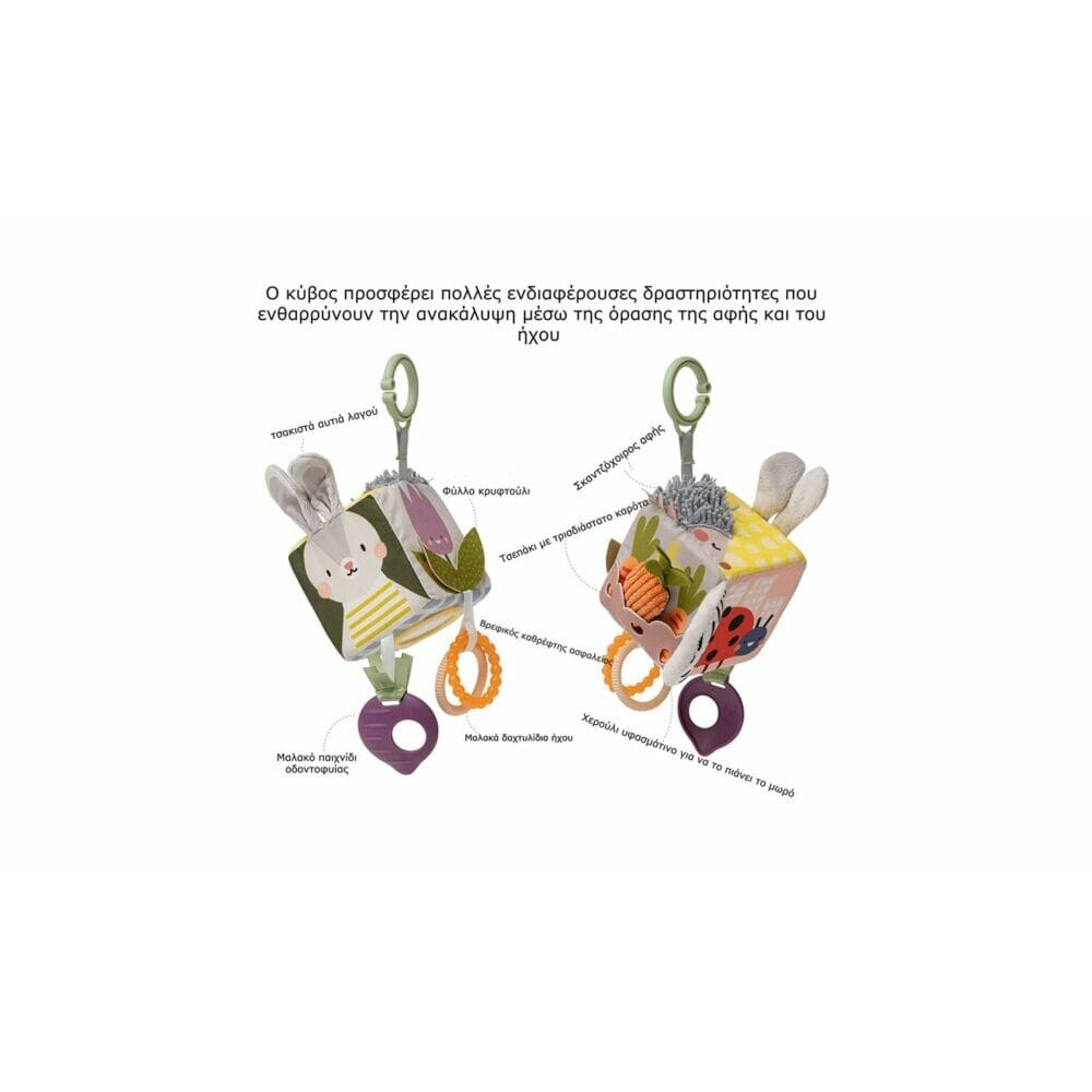 Κρεμαστό παιχνίδι δραστηριοτήτων TAF TOYS Urban Garden Cube
